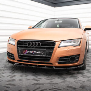 Maxton Design Передний сплиттер V.2 для Audi A7 C7