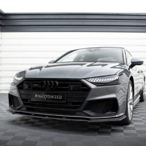 Maxton Design Передний сплиттер V2 для Audi A7 S-Line C8 / S7 C8 / C8 Facelift / S7 Facelift