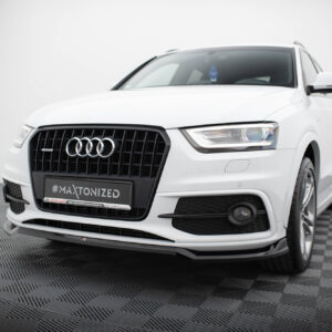 Maxton Design Передний сплиттер V.2 Audi Q3 S-line 8U