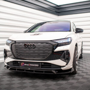 Maxton Design Передний сплиттер V.2 для Audi Q4 etron Sportback S-line Mk1