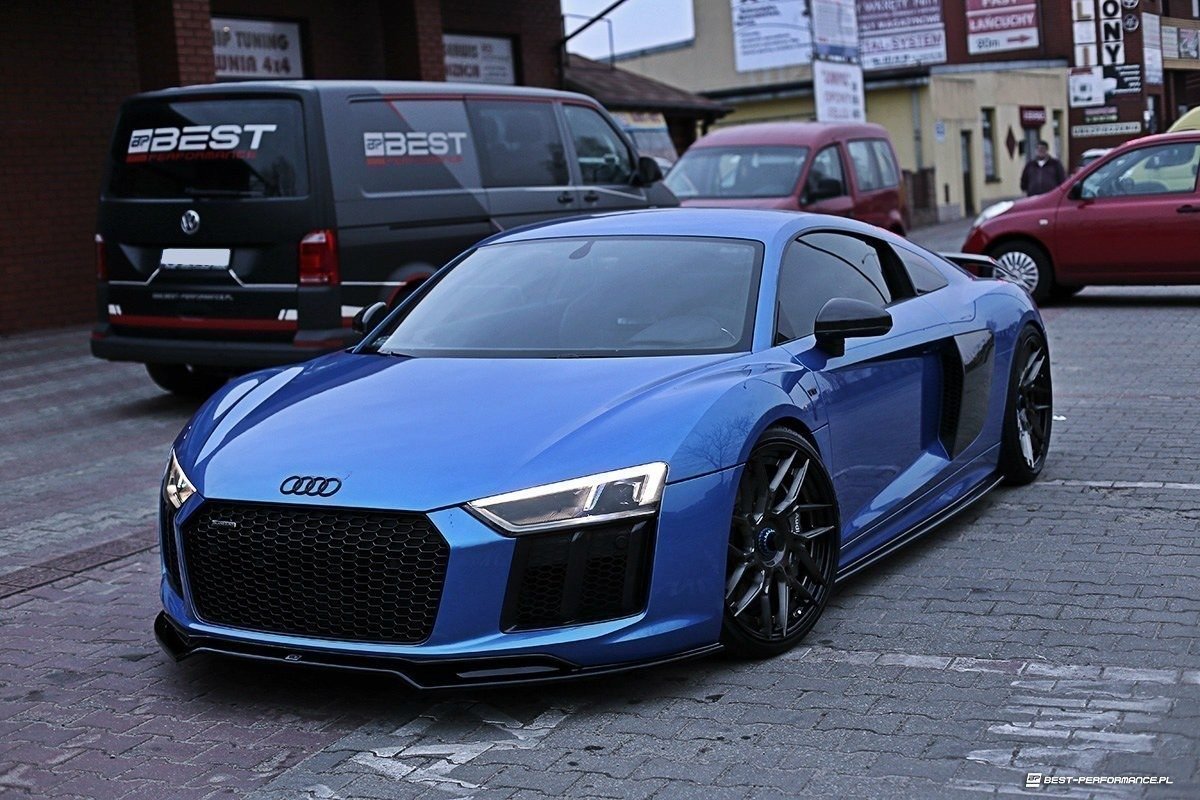 Maxton Design Передний сплиттер V.2 для Audi R8 Mk.2
