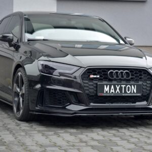 Maxton Design Передний сплиттер V.2 для Audi RS3 Sportback 8V (рестайлинг)