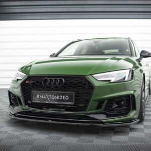 Maxton Design Передний сплиттер V.2 Audi RS4 B9