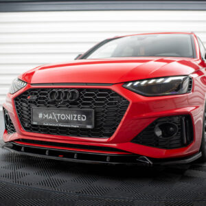 Maxton Design Передний сплиттер V.2 для Audi RS4 B9 (рестайлинг)