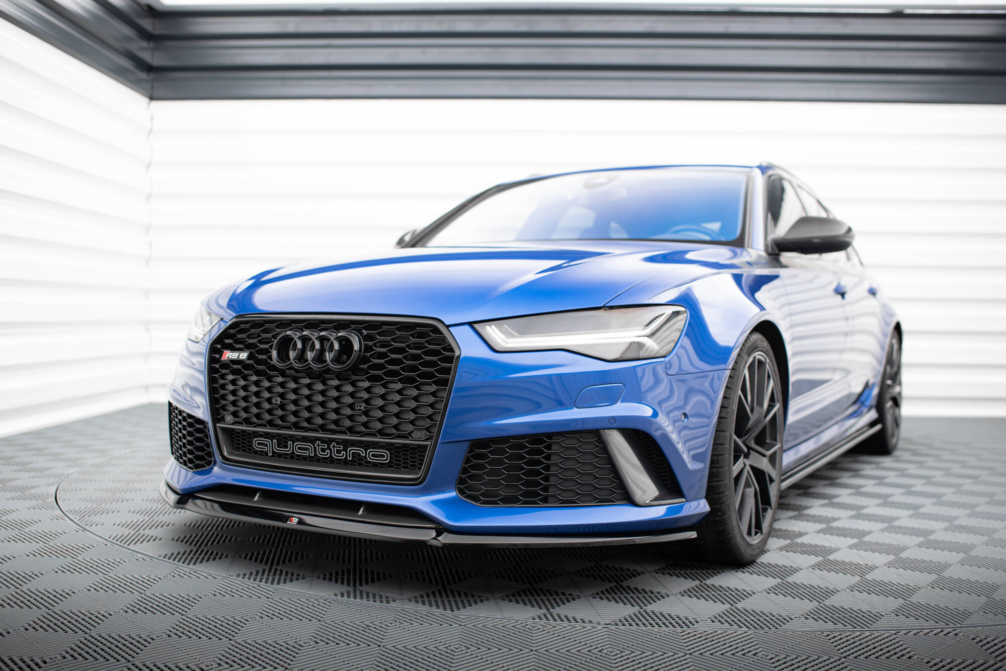 Maxton Design Передний сплиттер V.2 Audi RS6 C7 / C7 Facelift