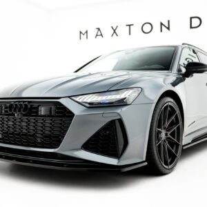Maxton Design Передний сплиттер V2 для Audi RS6 C8 / C8 Facelift