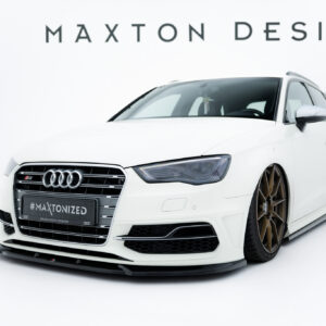 Maxton Design Передний сплиттер V.2 для Audi S3 / A3 S-Line Sportback / Hatchback 8V