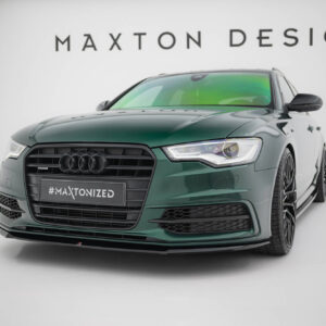 Maxton Design Передний сплиттер V.2 Audi S6 / A6 S-Line C7