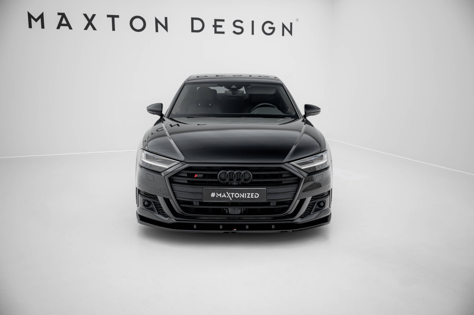 Maxton Design Передний сплиттер V.2 для Audi S8 / A8 S-Line D5 — изображение 2