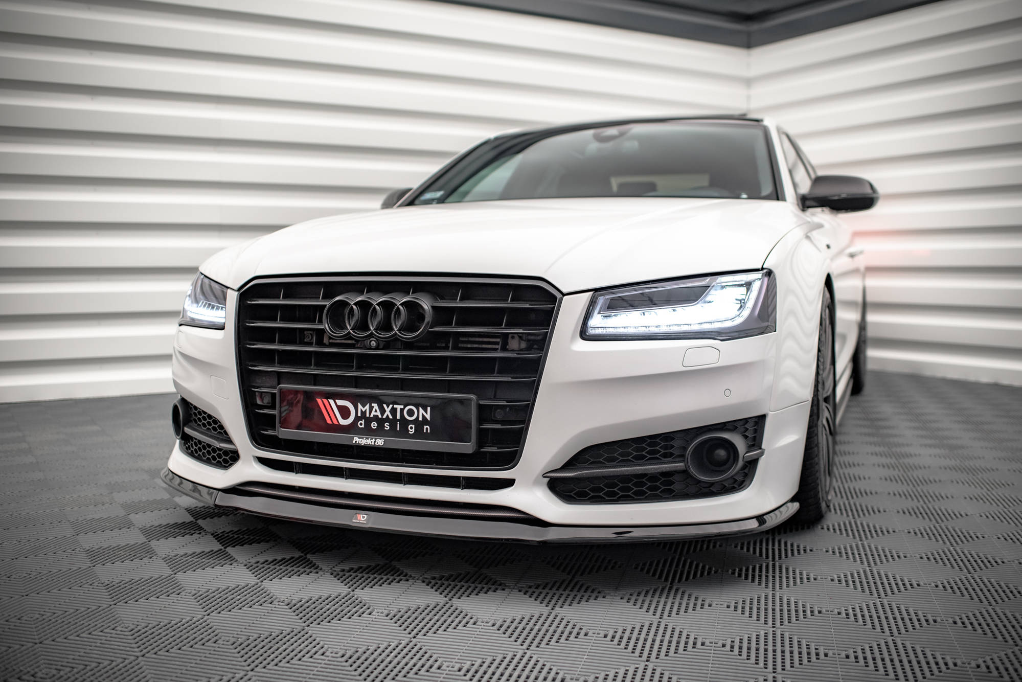 Maxton Design Передний сплиттер V.2 Audi S8 D4 FL — изображение 3