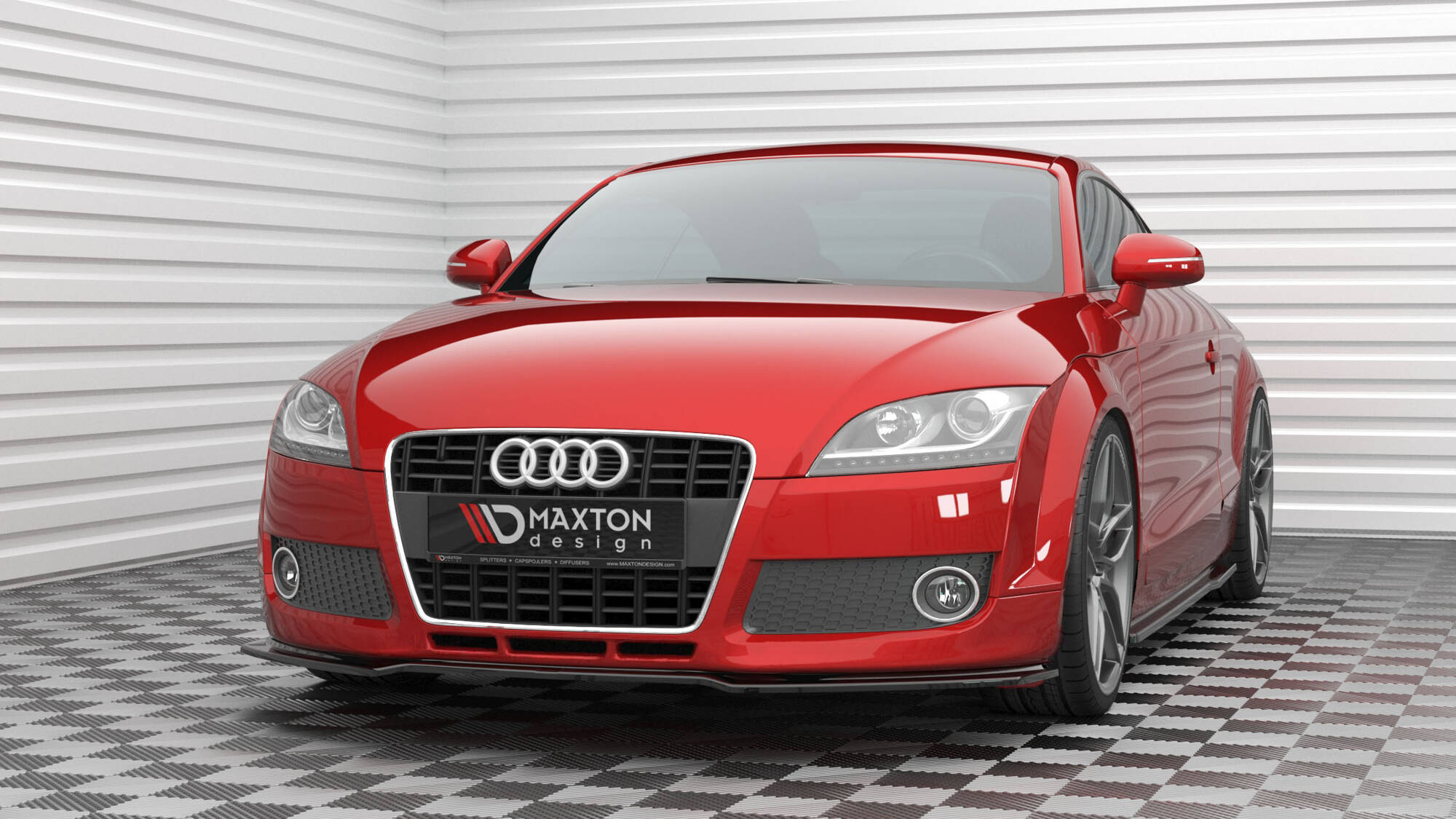 Maxton Design Передний сплиттер V.2 для Audi TT 8J
