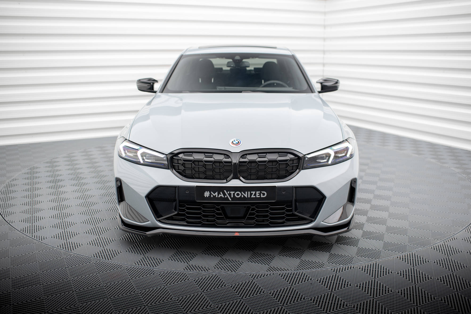 Maxton Design Передний сплиттер V.2 для BMW 3 M340i / M-Pack G20 / G21 (рестайлинг) — изображение 2