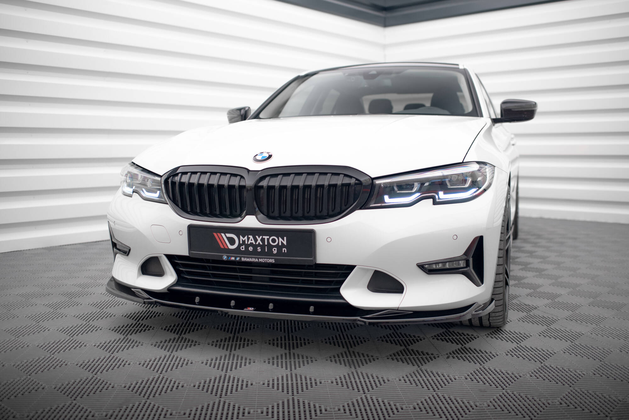 Maxton Design Передний сплиттер V.2 для BMW 3 Sport Line G20 / G21