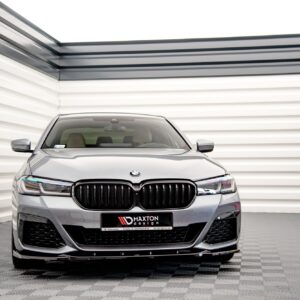 Maxton Design Передний сплиттер V.2 для BMW 5 M-Pack / M550i / M550d Седан / Универсал G30 / G31 Фейслифт