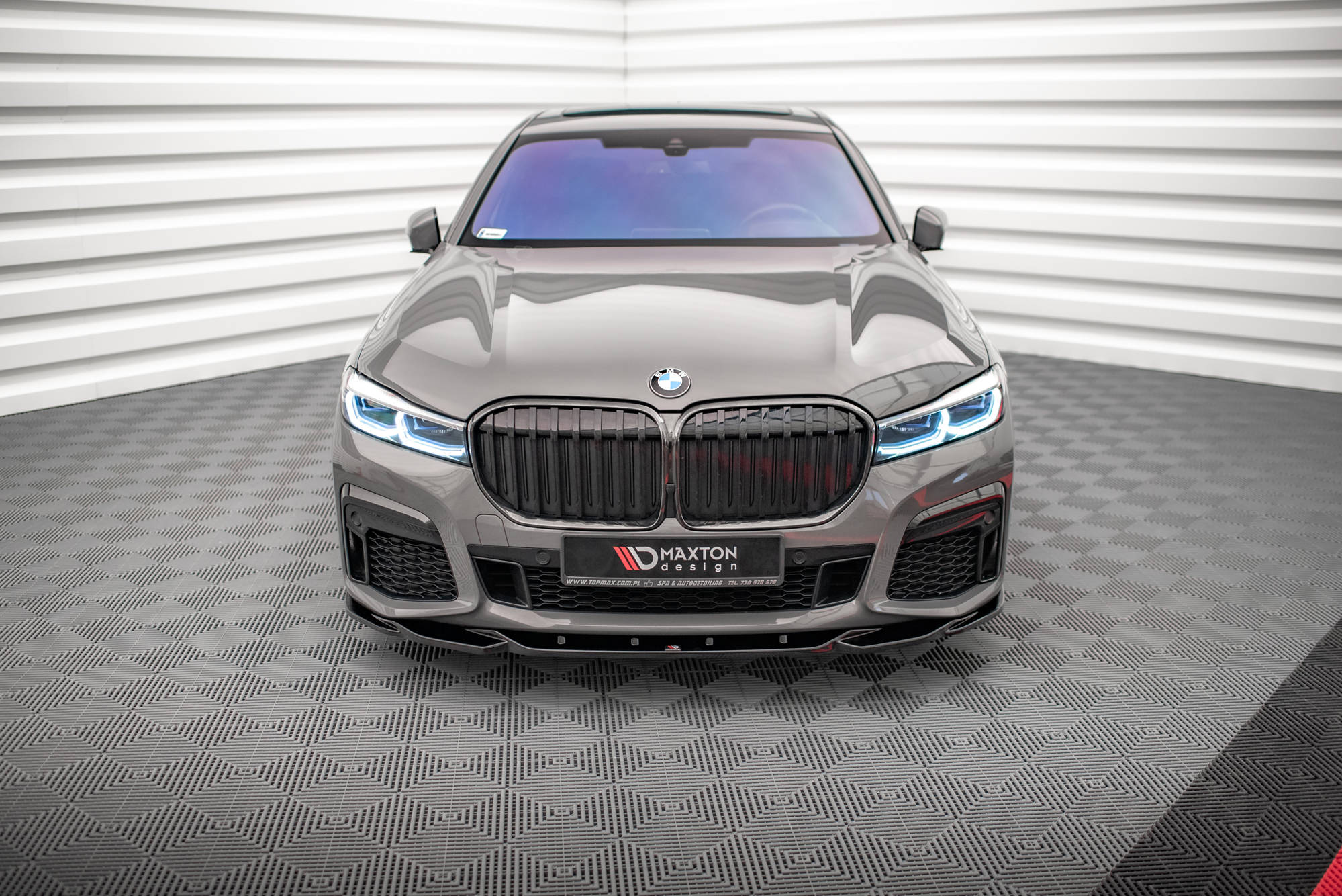Maxton Design Передний сплиттер V.2 BMW 7 M-Pack G11 / G12 рестайлинг — изображение 2
