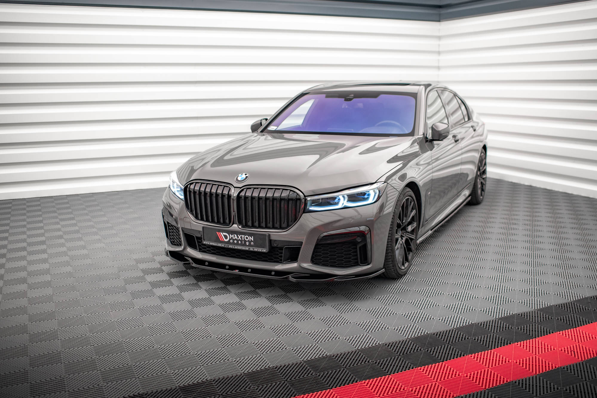 Maxton Design Передний сплиттер V.2 BMW 7 M-Pack G11 / G12 рестайлинг