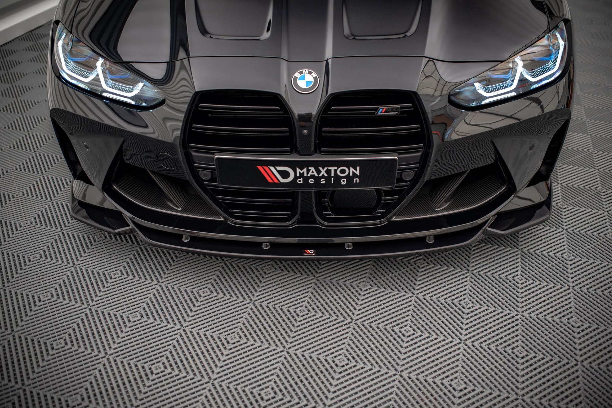 Maxton Design Передний сплиттер V2 для BMW M4 G82 / G82 (рестайлинг) — изображение 2