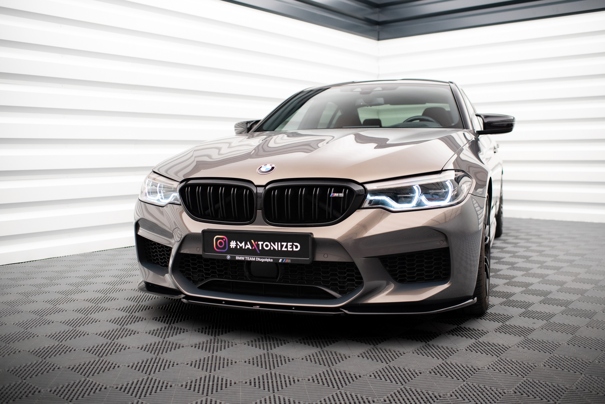 Maxton Design Передний сплиттер V.2 для BMW M5 F90