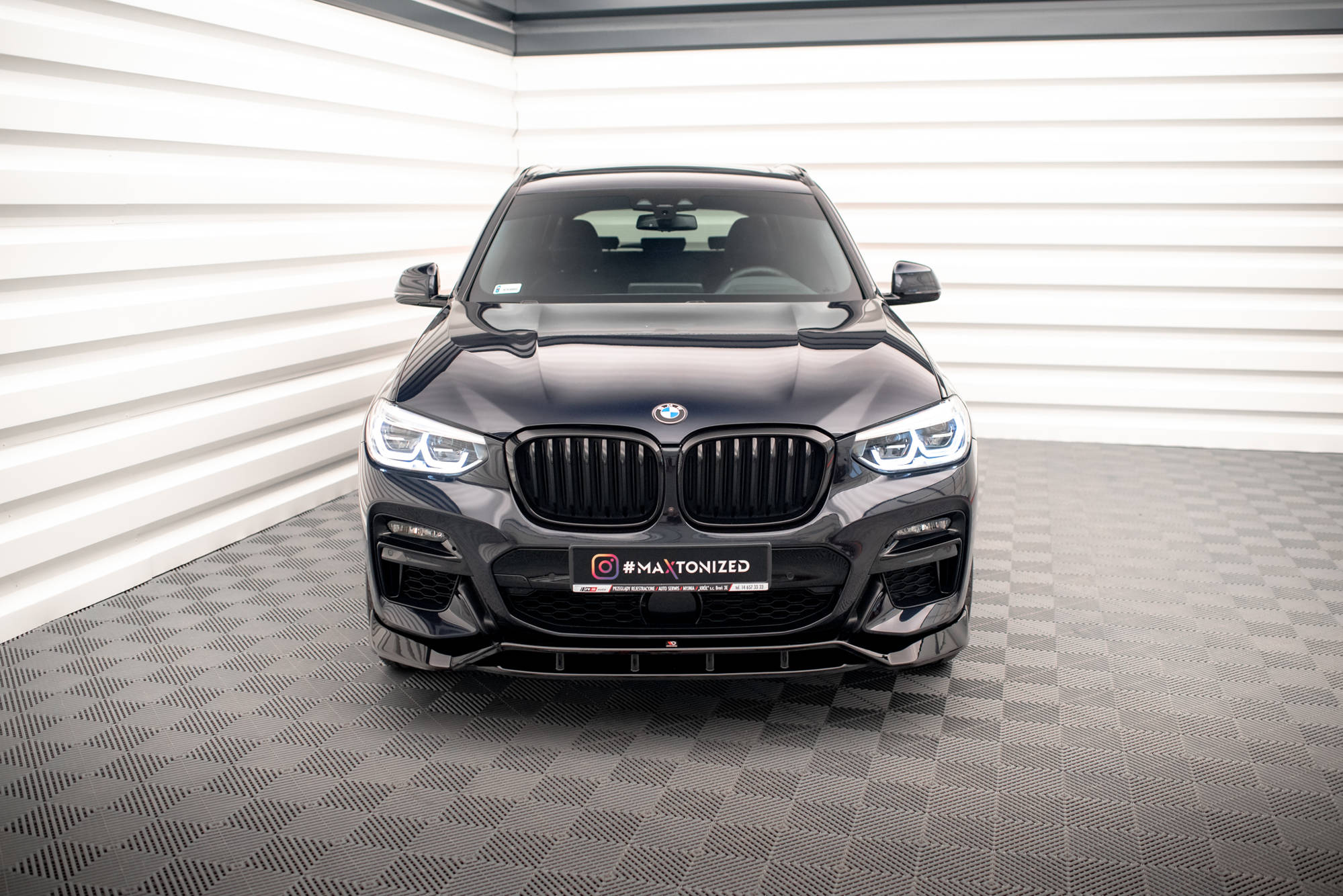 Maxton Design Передний сплиттер V2 для BMW X3 M40d / M40i / M-Pack G01 — изображение 2