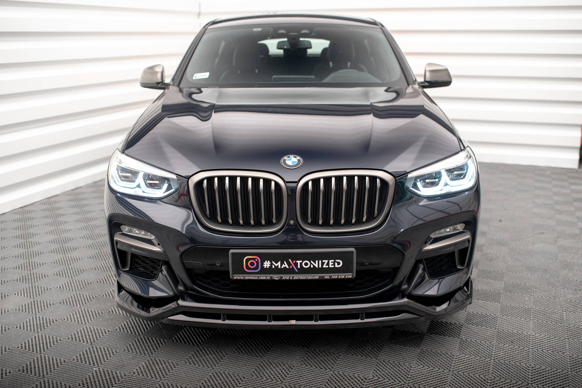 Maxton Design Передний сплиттер V.2 BMW X4 M-Pack G02 — изображение 2