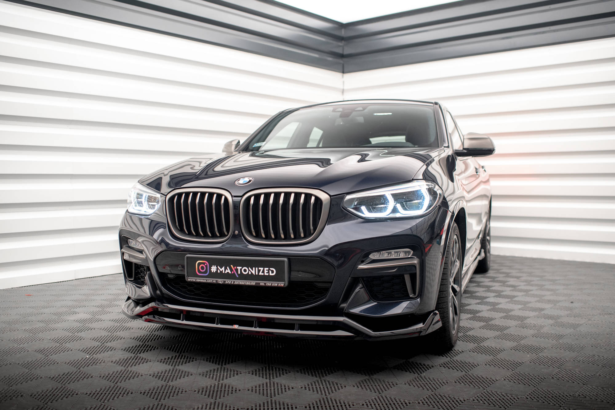 Maxton Design Передний сплиттер V.2 BMW X4 M-Pack G02