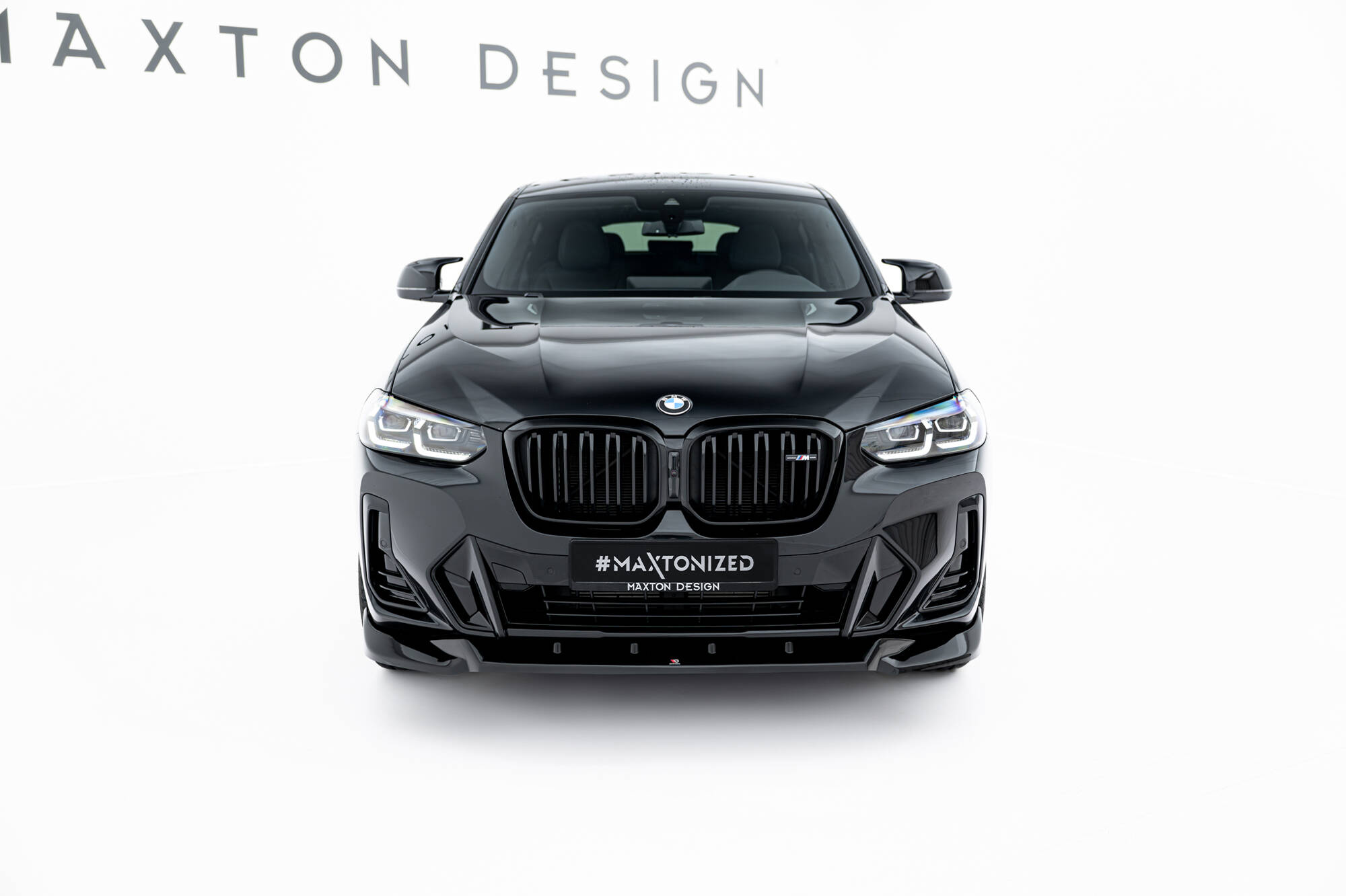 Maxton Design Передний сплиттер V.2 BMW X4 M-Pack G02 (рестайлинг) — изображение 2