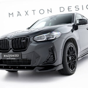 Maxton Design Передний сплиттер V.2 BMW X4 M-Pack G02 (рестайлинг)
