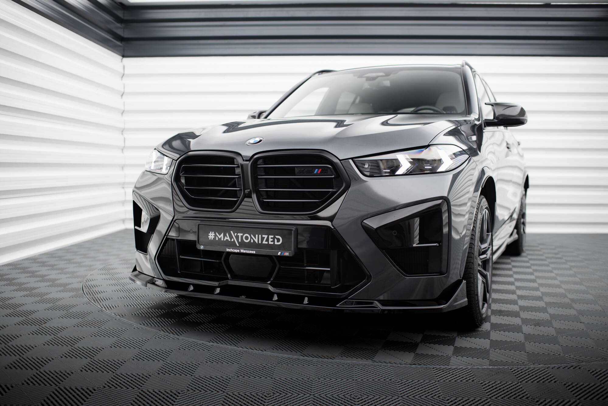 Maxton Design Передний сплиттер V2 для BMW X5 M F95 (рестайлинг)