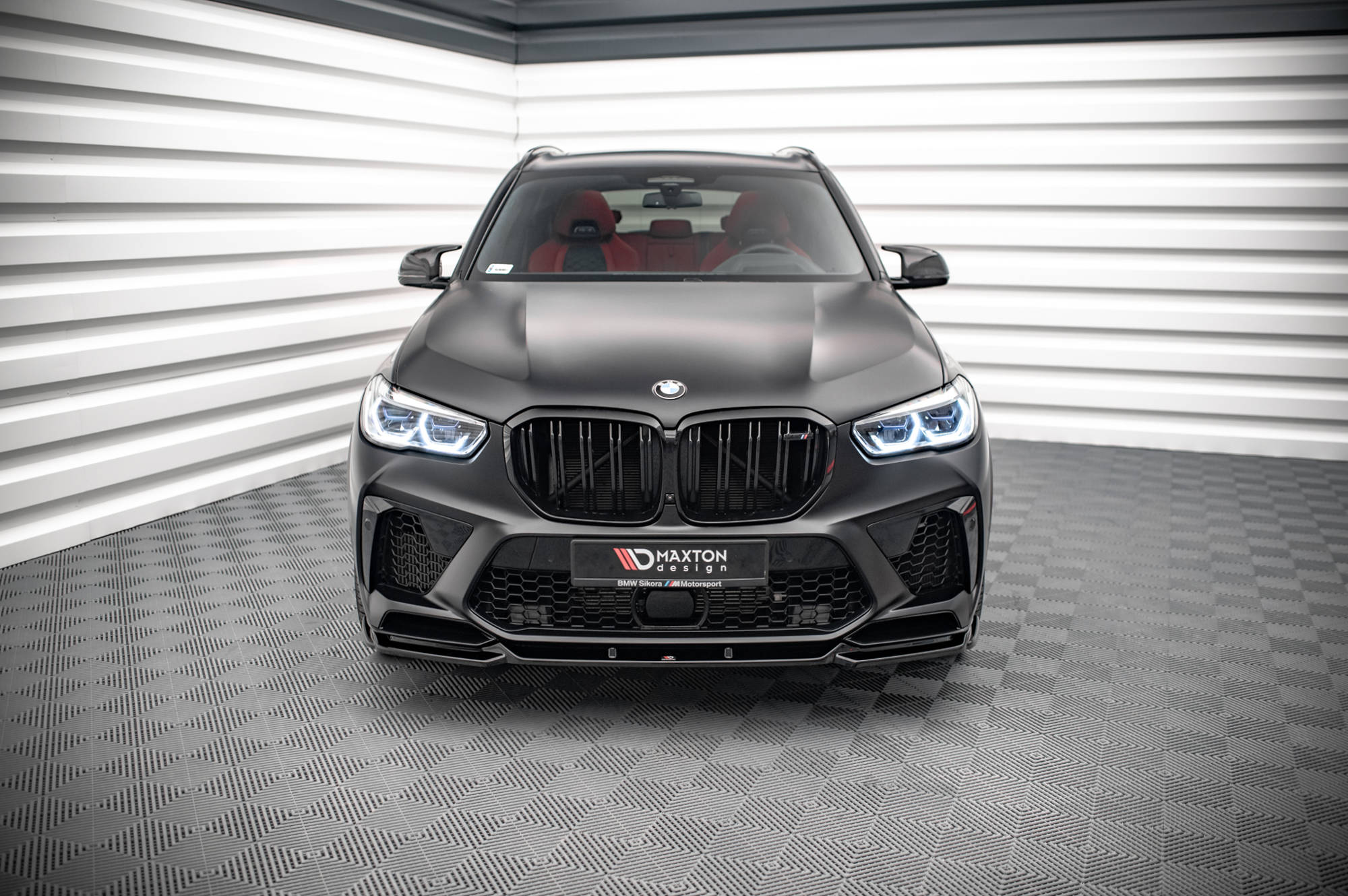 Maxton Design Передний сплиттер V2 для BMW X5M F95 — изображение 2