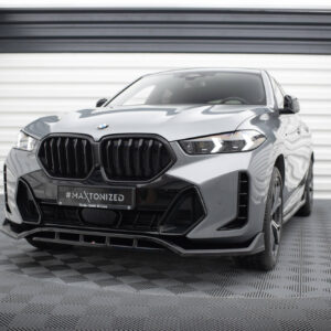 Maxton Design Передний сплиттер V.2 для BMW X6 M-Pack G06 (рестайлинг)