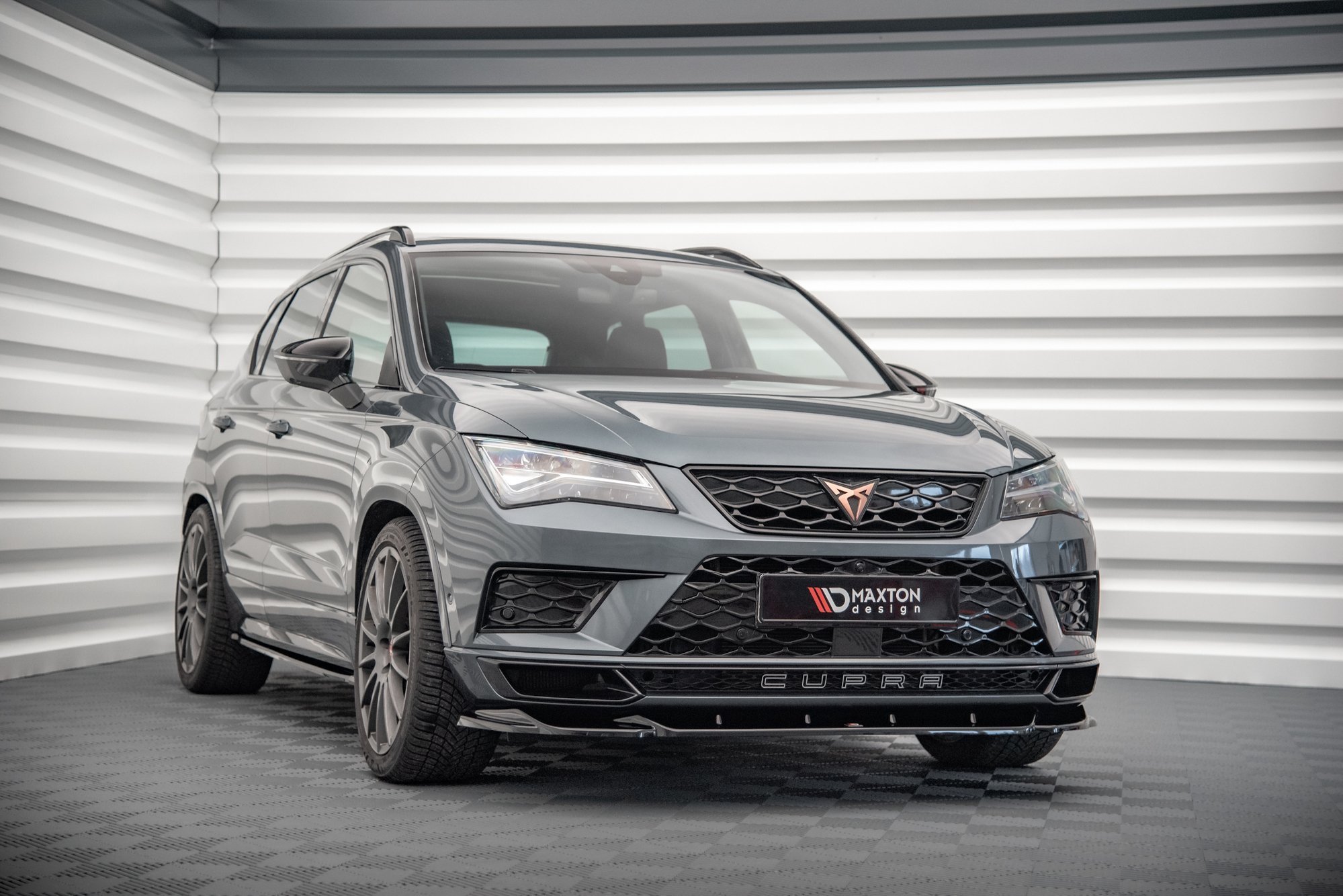 Maxton Design Передний сплиттер V.2 Cupra Ateca Mk1