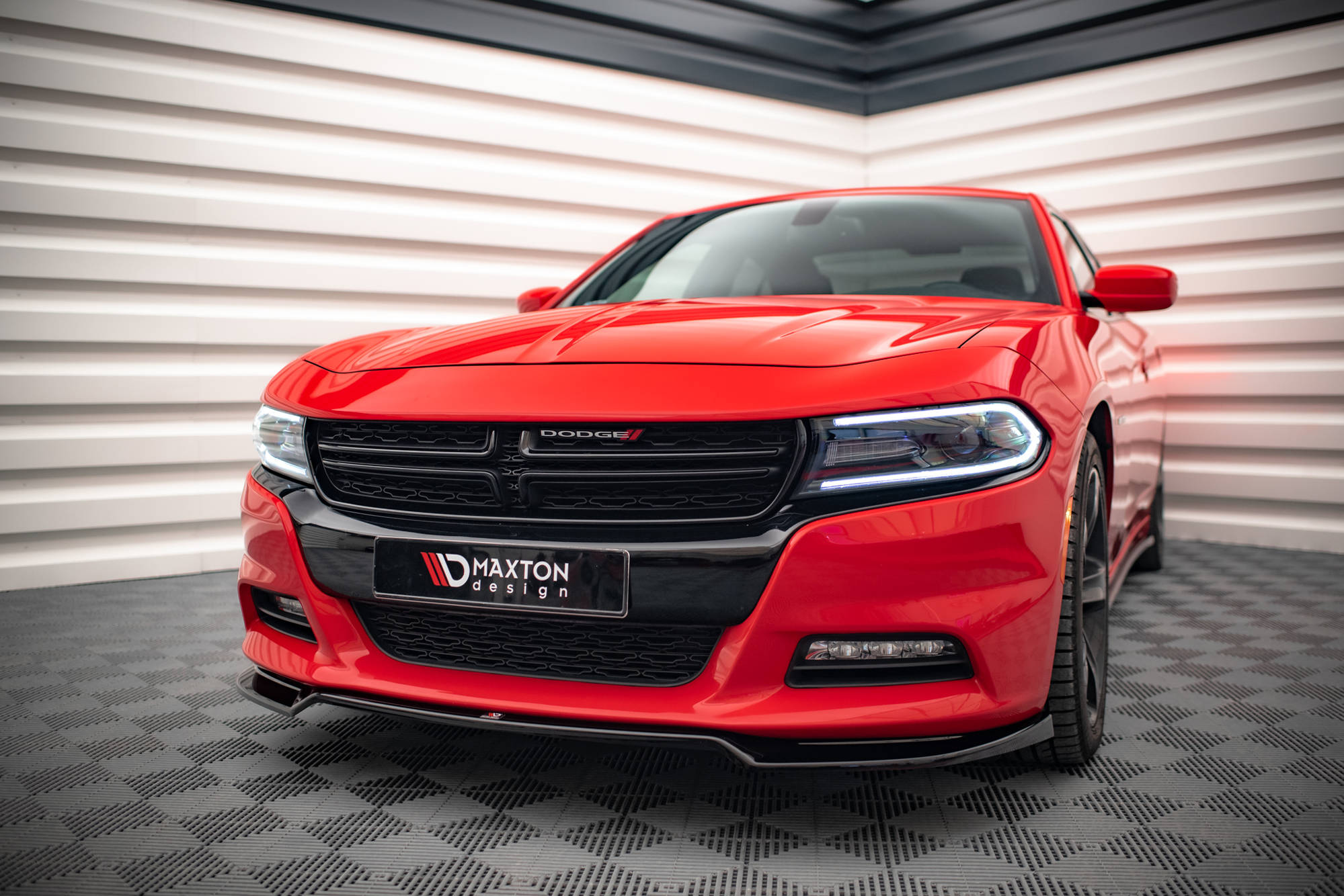 Maxton Design Передний сплиттер V.2 для Dodge Charger RT Mk7 (рестайлинг)