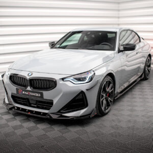 Maxton Design Передний сплиттер V.2 + закрылки для BMW 2 Coupe M-Pack / M240i G42