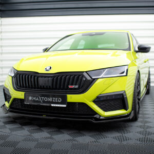 Maxton Design Передний сплиттер V.2 + закрылки для Skoda Octavia RS Mk4