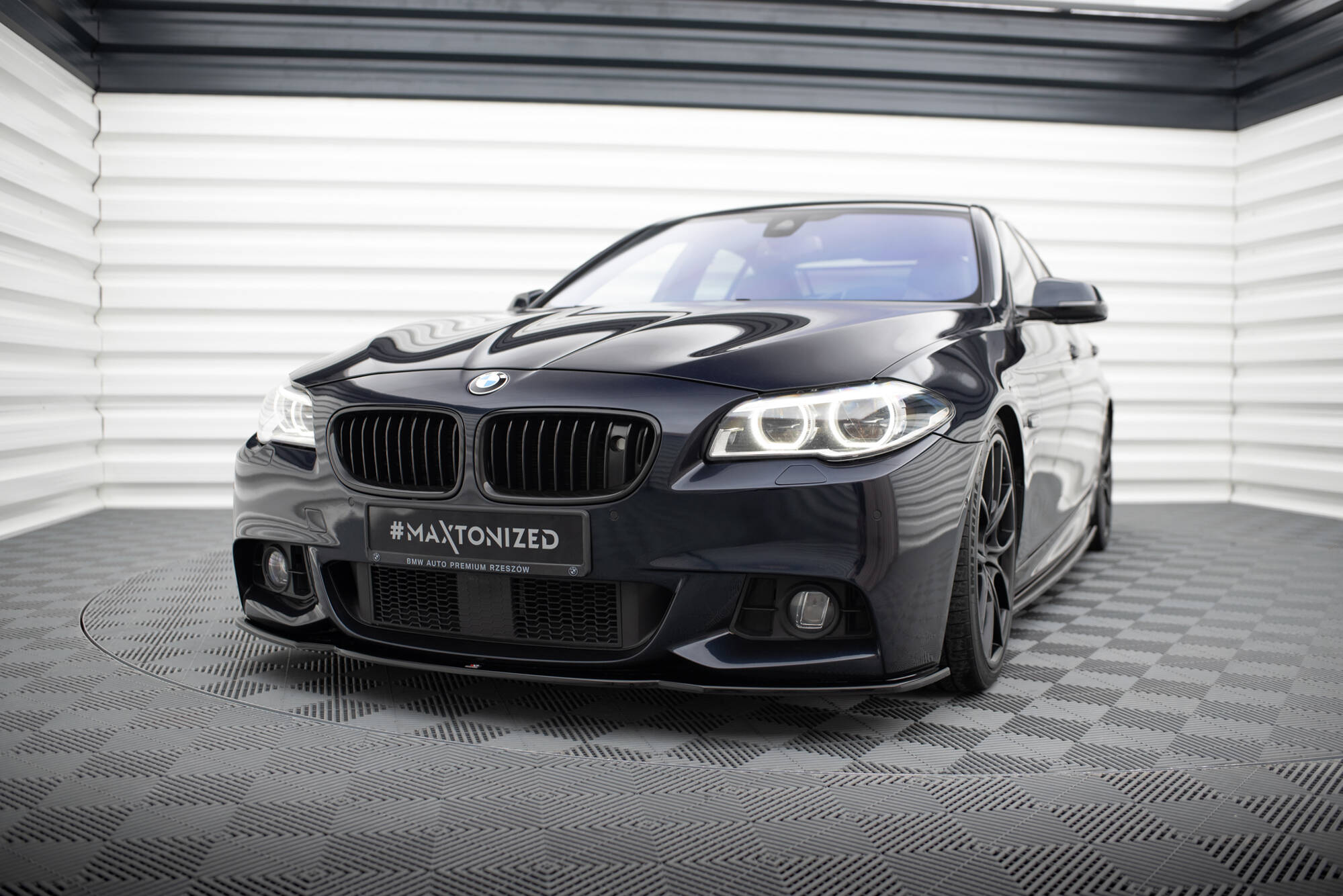 Maxton Design Передний сплиттер V.2 для BMW 5 M-Pack F10/F11
