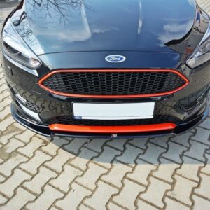 Maxton Design Передний сплиттер V.2 для Ford Focus ST-Line Mk3 (рестайлинг)