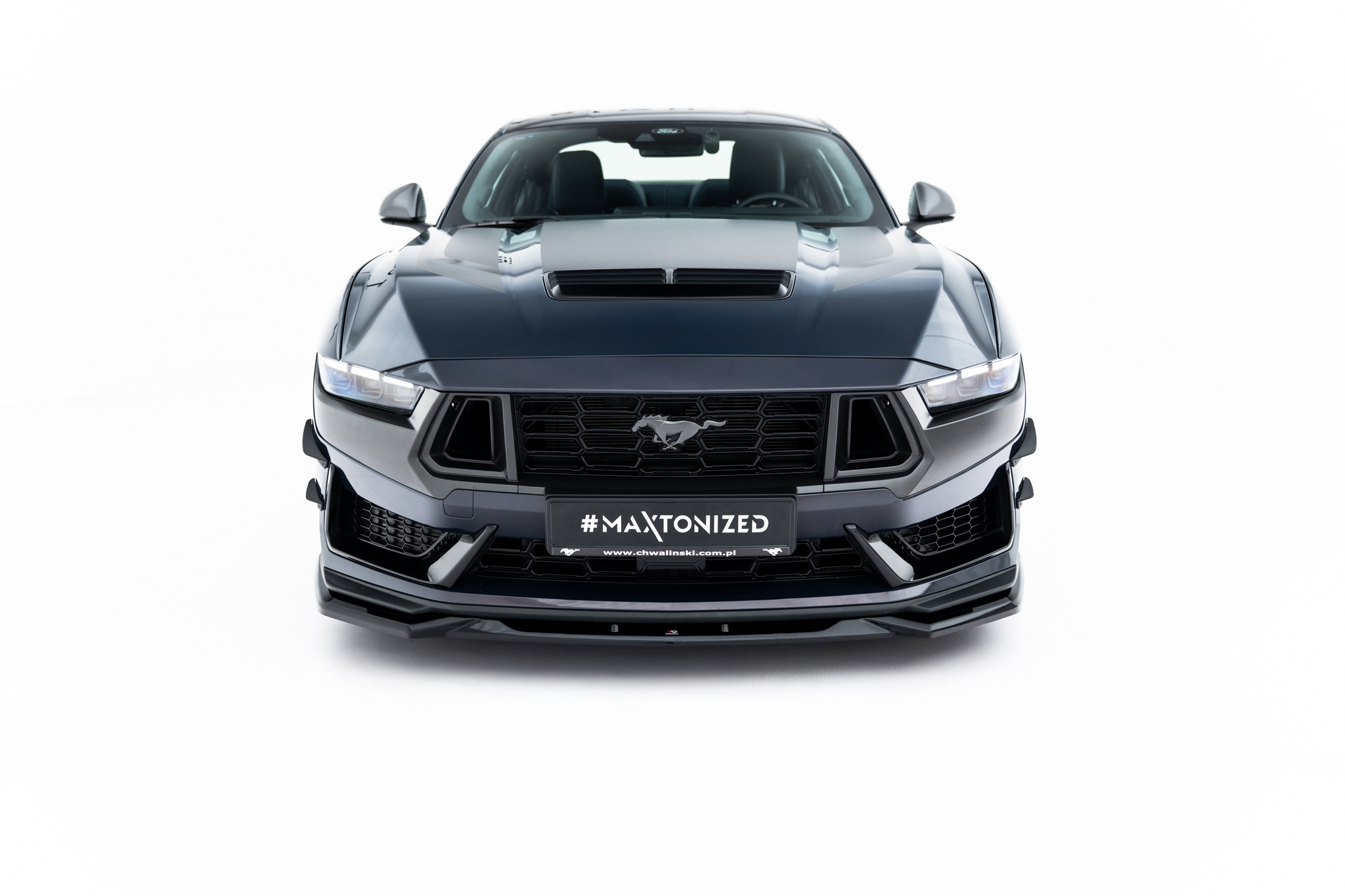 Maxton Design Передний сплиттер V.2 для Ford Mustang Dark Horse Mk7 — изображение 3