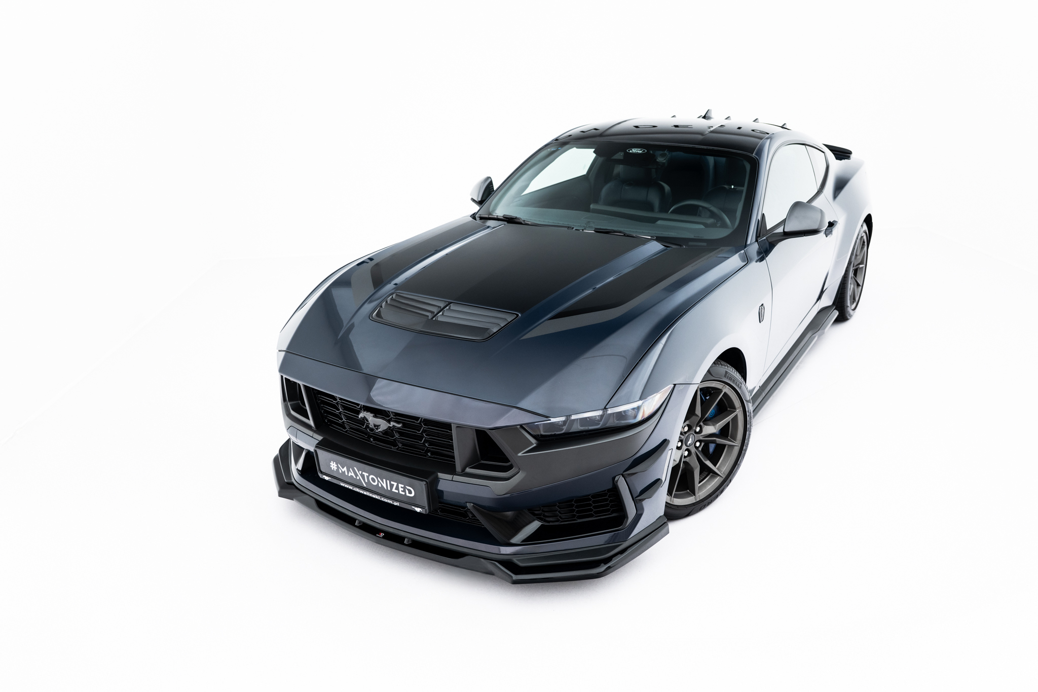 Maxton Design Передний сплиттер V.2 для Ford Mustang Dark Horse Mk7 — изображение 2