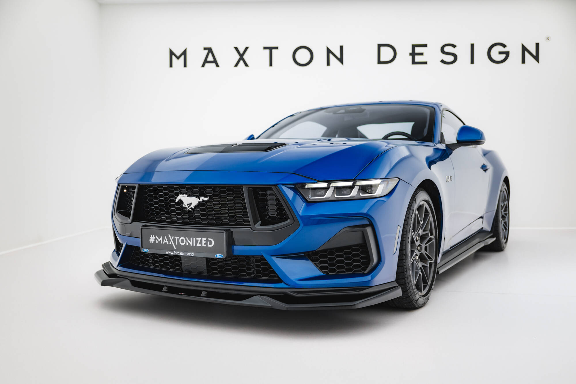 Maxton Design Передний сплиттер V.2 для Ford Mustang GT Mk7