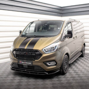 Maxton Design Передний сплиттер V.2 для Ford Transit Custom Mk1 Facelift / Tourneo Custom Mk1 Facelift