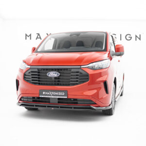 Maxton Design Передний сплиттер V.2 для Ford Transit Custom / Tourneo Custom Mk2