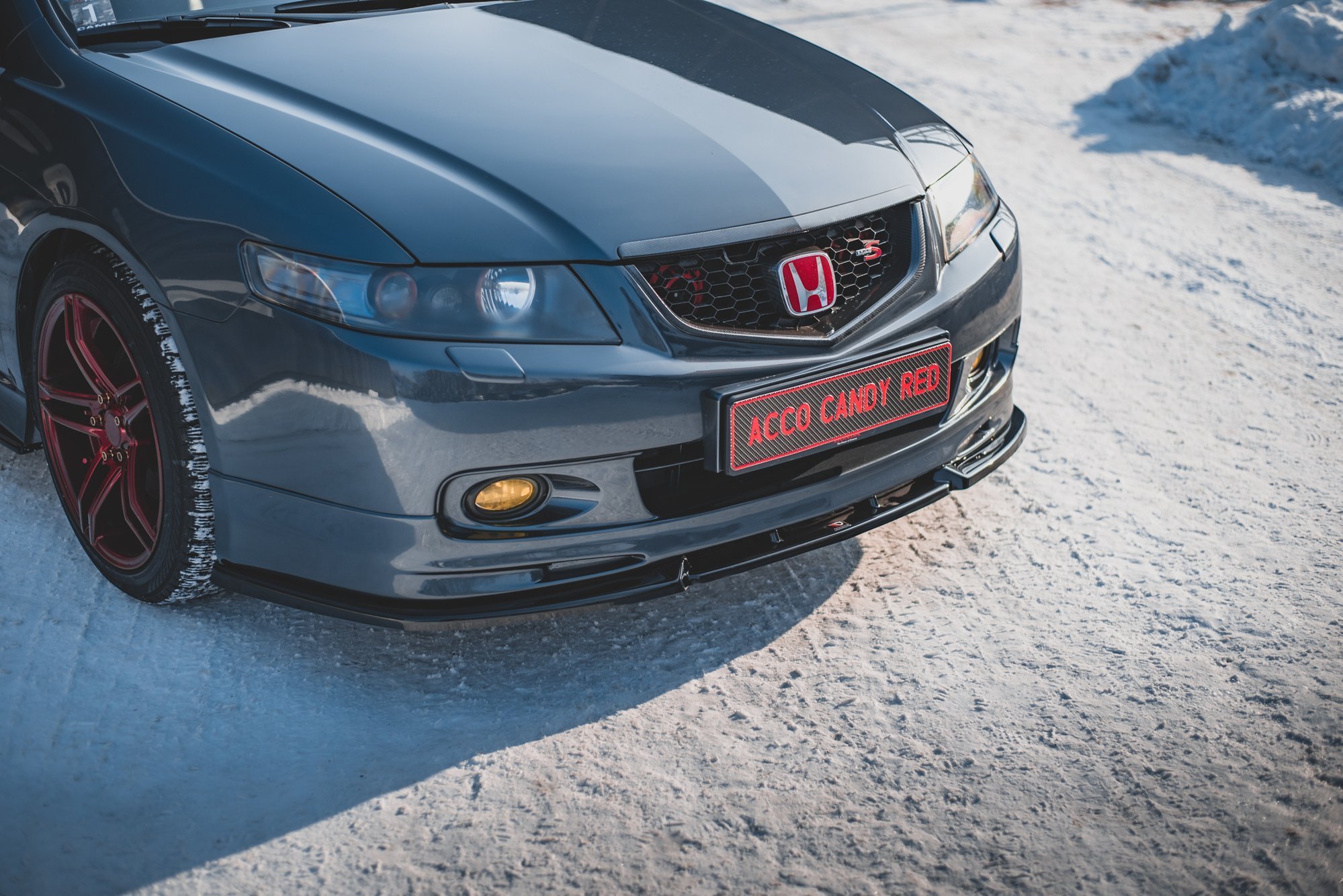 Maxton Design Передний сплиттер V.2 для Honda Accord Mk7 Type-S