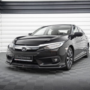 Maxton Design Передний сплиттер V.2 для седана Honda Civic Mk10
