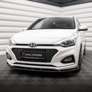 Maxton Design Передний сплиттер V2 для Hyundai I20 Mk2 (рестайлинг)