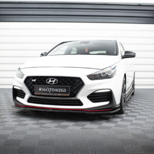 Maxton Design Передний сплиттер V2 для Hyundai I30 N Mk3 хэтчбек/фастбэк