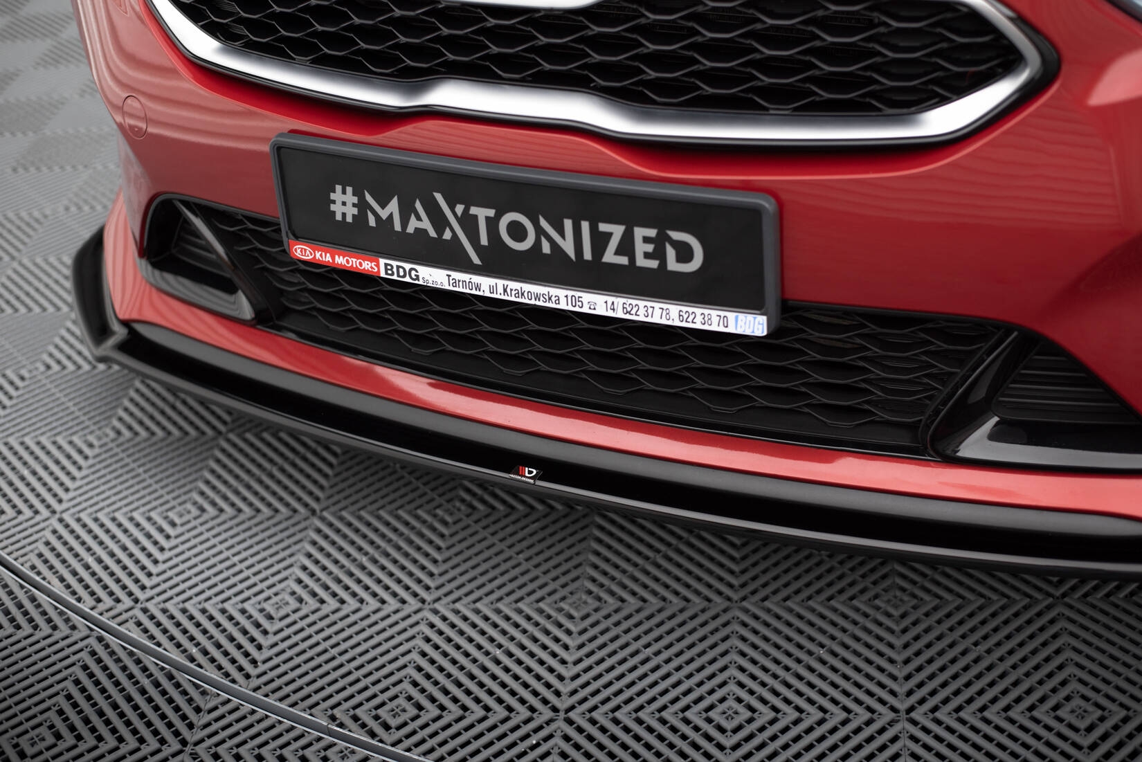 Maxton Design Передний сплиттер V.2 для Kia Ceed GT / GT-Line Mk3 / Proce Mk1 — изображение 2