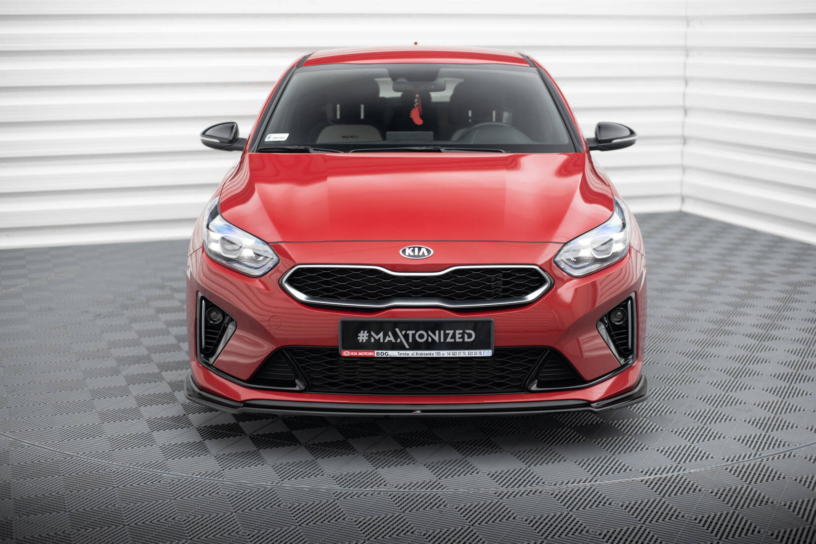 Maxton Design Передний сплиттер V.2 для Kia Ceed GT / GT-Line Mk3 / Proce Mk1 — изображение 3