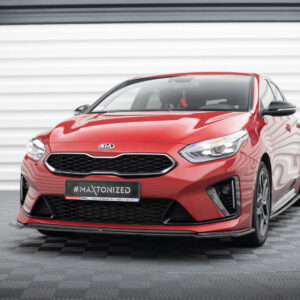 Maxton Design Передний сплиттер V.2 для Kia Ceed GT / GT-Line Mk3 / Proce Mk1