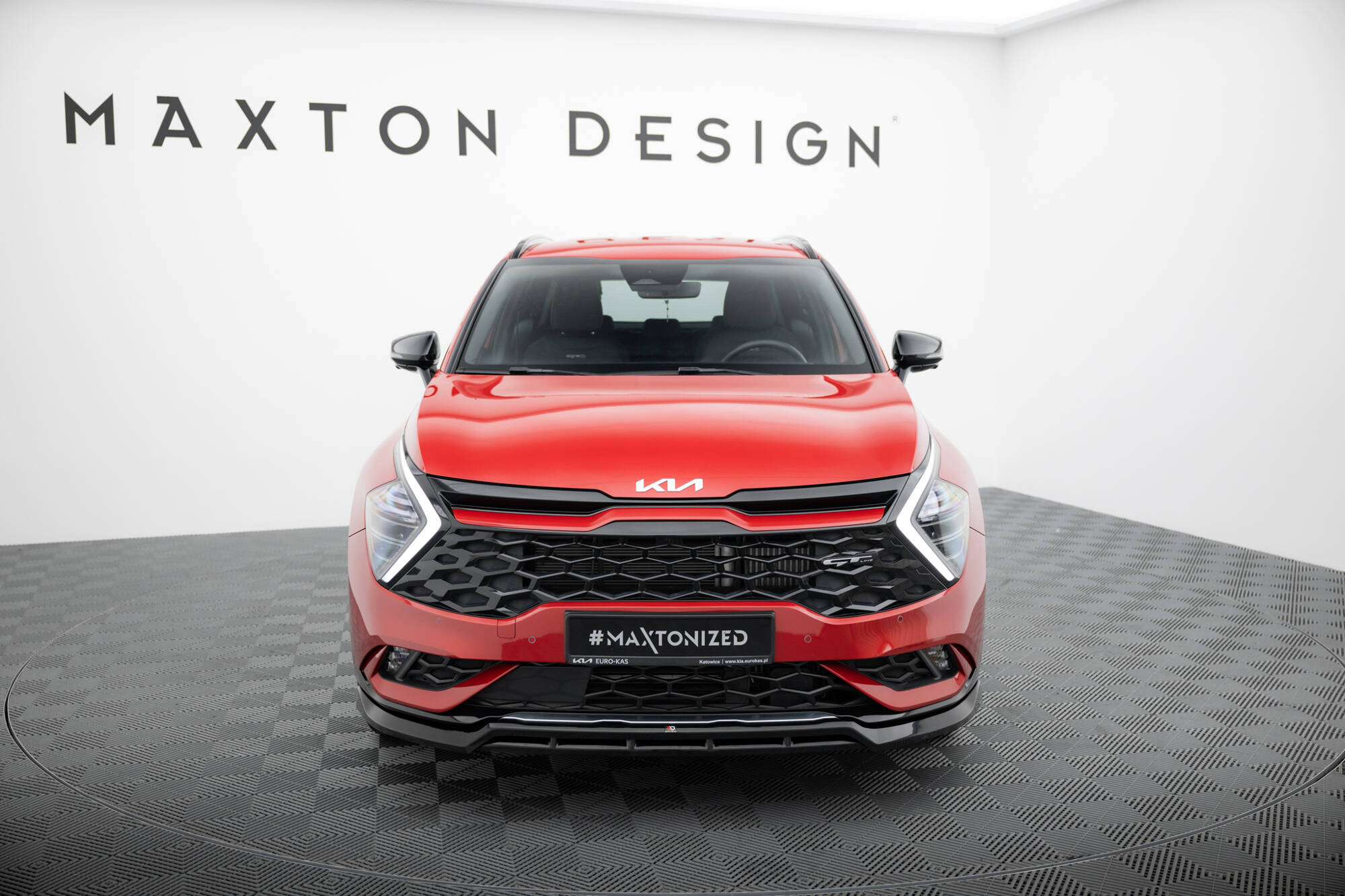 Maxton Design Передний сплиттер V.2 для Kia Sportage GT-Line Mk5 — изображение 2
