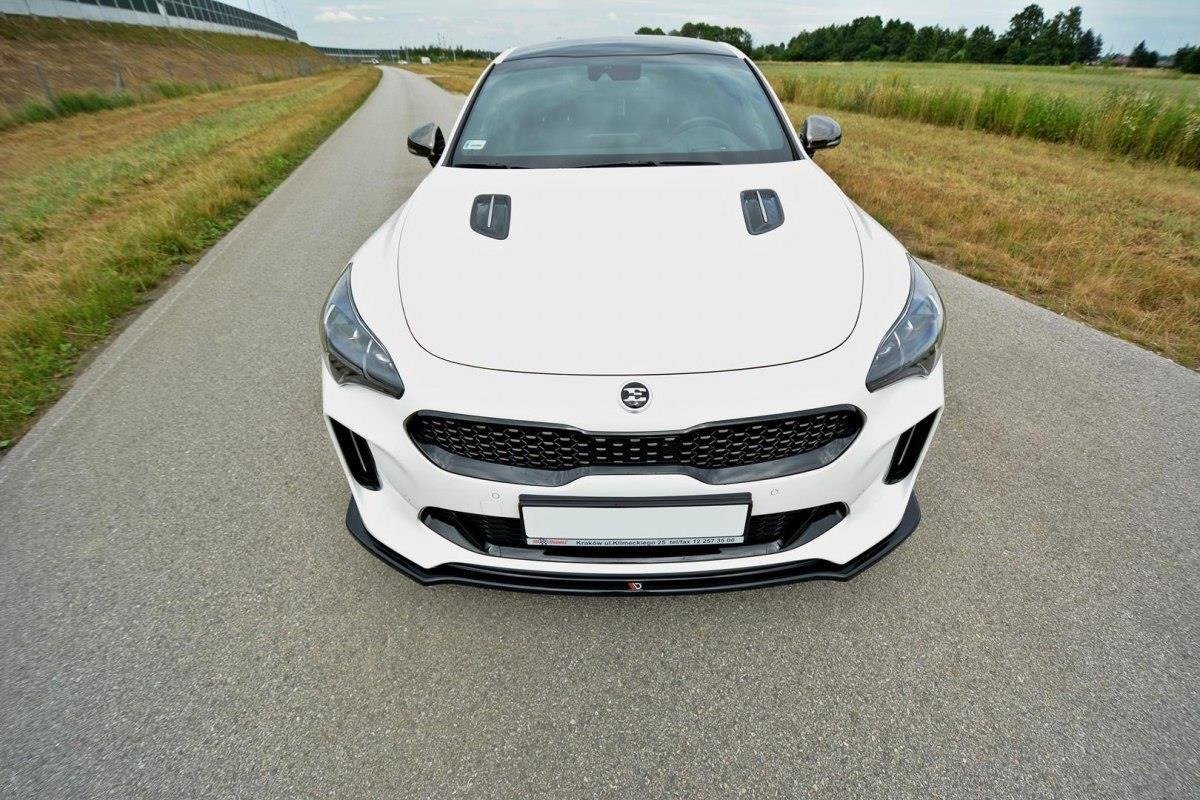 Maxton Design Передний сплиттер V.2 для Kia Stinger GT / GT-Line / Standard Mk1